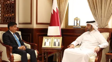 وزير البلدية يناقش مع السفير التركي أوجه التعاون بين الدولتين