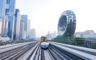 نظام اختباري أوتوماتيكي للسكك الحديدية في مترو دبي
