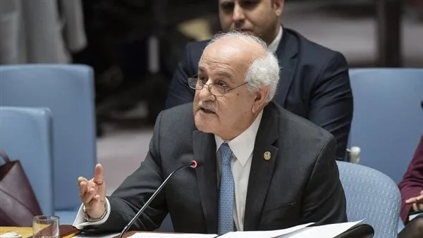 مندوب فلسطين في الأمم المتحدة: آن الأوان لتطبيق عقوبات على إسرائيل مندوب فلسطين في الأمم المتحدة: آن الأوان لتطبيق عقوبات على إسرائيل