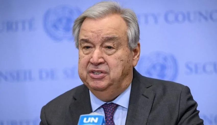غوتيريش يطالب بالتحلي بضبط النفس إثر الهجوم الإسرائيلي على إيران غوتيريش يطالب بالتحلي بضبط النفس إثر الهجوم الإسرائيلي على إيران