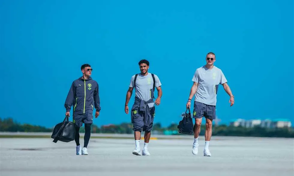 كأس العالم للأندية – في مقدمتها مرموش وهالاند.. وصول بعثة مانشستر سيتي إلى الولايات المتحدة كأس العالم للأندية – في مقدمتها مرموش وهالاند.. وصول بعثة مانشستر سيتي إلى الولايات المتحدة