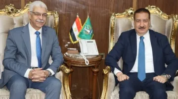 القاصد يبارك لمحافظ المنوفية بمناسبة العيد القومي ويثني على جهوده في دعم التقدم والتنمية