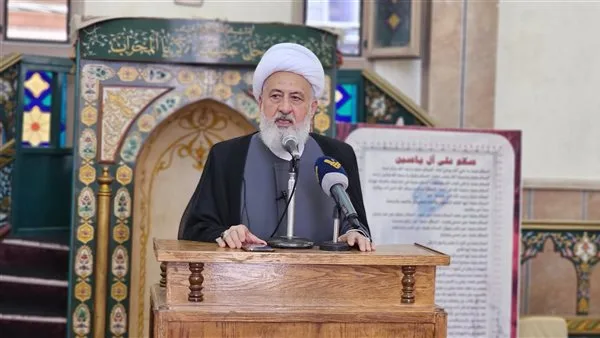 الشيخ علي الخطيب يلقي خطبة الجمعة في مقر المجلس الشيخ علي الخطيب يلقي خطبة الجمعة في مقر المجلس