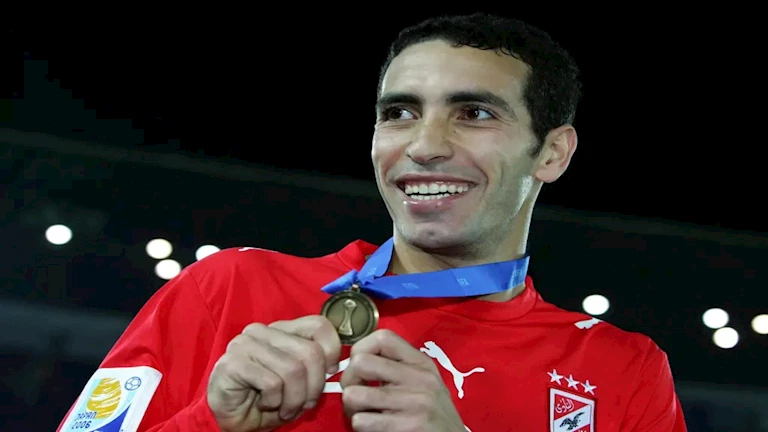 ابن أبو تريكة يتذكر إنجازات والده أمام ميسي (صورة) ابن أبو تريكة يتذكر إنجازات والده أمام ميسي (صورة)
