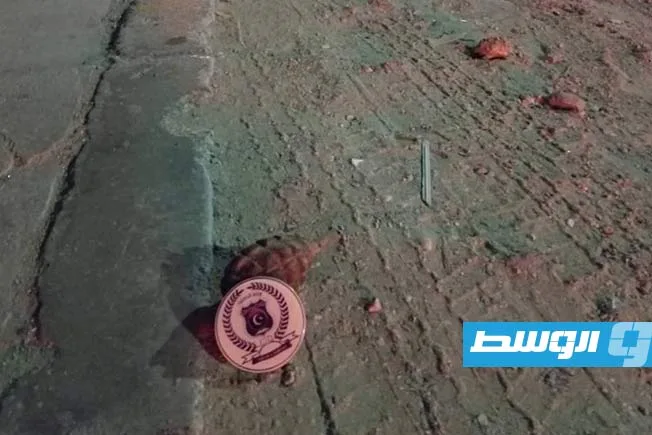 اكتشاف قنبلة يدوية في منطقة السراج بالعاصمة طرابلس اكتشاف قنبلة يدوية في منطقة السراج بالعاصمة طرابلس
