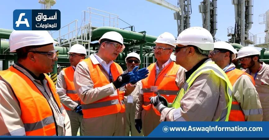 وزير البترول يزور موقع السفينة الثالثة للتغييز في ميناء العين السخنة | صور وزير البترول يزور موقع السفينة الثالثة للتغييز في ميناء العين السخنة | صور
