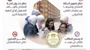 “معلومات الوزراء” تكشف عن المحظورات في امتحانات الثانوية العامة لعام 2025