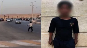 توقيف طالب ظهر في فيديو يلعب في وسط أحد الشوارع بالمقطم