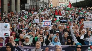 آلاف من المغاربة واليمنيين يتجمعون تأييدًا لغزة احتجاجًا على الإبادة الإسرائيلية.