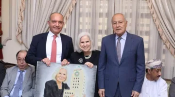 سفير الأردن يقدّم التكريم للسفيرة هيفاء أبوغزالة بحضور أبوالغيط