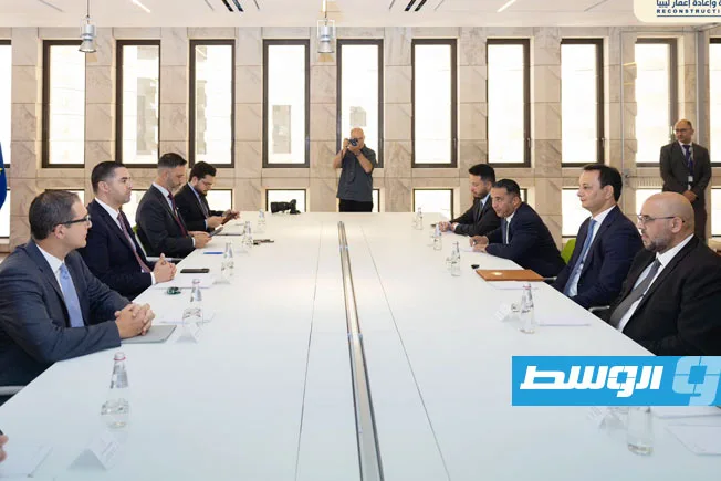 بلقاسم حفتر يستعرض دور الشركات المالطية في مشاريع إعادة الإعمار في ليبيا بلقاسم حفتر يستعرض دور الشركات المالطية في مشاريع إعادة الإعمار في ليبيا