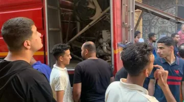 إخماد حريق داخل فرن في الغربيّة