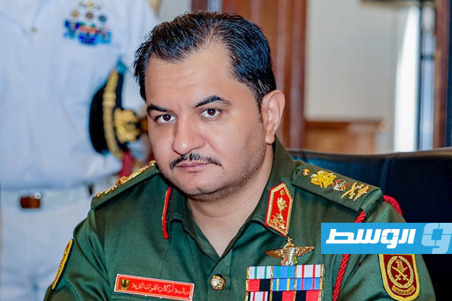 لقاء صدام خليفة حفتر مع رئيس أركان البحرية الإيطالية، الأدميرال إنريكو كريدندينو في روما، الجمعة 13 يونيو 2025. (شعبة الإعلام الحربي)