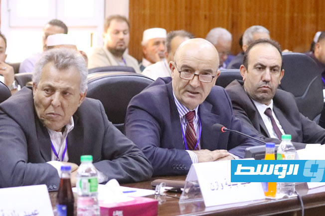 لقاء تيتيه مع عمداء بلديات ومشايخ ونشطاء في نالوت، 12 يونيو 2025. (البعثة الأممية)