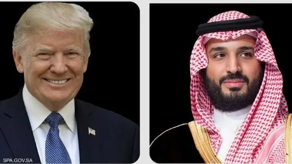 بن سلمان يناقش مع ترامب عبر الهاتف مستجدات العمليات العسكرية الإسرائيلية ضد إيران بن سلمان يناقش مع ترامب عبر الهاتف مستجدات العمليات العسكرية الإسرائيلية ضد إيران
