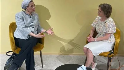 وزيرة البيئة تناقش مع المفوض الأوروبي للبيئة آخر تطورات مفاوضات اتفاقية الحد من التلوث الناجم عن البلاستيك وزيرة البيئة تناقش مع المفوض الأوروبي للبيئة آخر تطورات مفاوضات اتفاقية الحد من التلوث الناجم عن البلاستيك