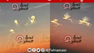 توضيح مهم حول الأجسام المضيئة في سماء مصر: ظواهر ناتجة عن نشاط صاروخي في المنطقة ولا تمثل خطراً على البلاد. توضيح مهم حول الأجسام المضيئة في سماء مصر: ظواهر ناتجة عن نشاط صاروخي في المنطقة ولا تمثل خطراً على البلاد.