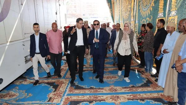 محافظ المنوفية يطلق حملة للفحص المبكر عن السرطانات وتقديم العلاج مجاناً محافظ المنوفية يطلق حملة للفحص المبكر عن السرطانات وتقديم العلاج مجاناً