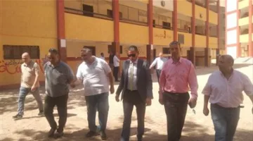 مدير تعليم الجيزة يراقب جاهزية اللجان الميدانية لامتحانات الثانوية العامة.