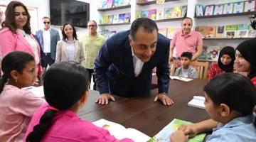رئيس الوزراء يزور مشروع “كتابك الثقافي” في قرية زاوية صقر بالبحيرة