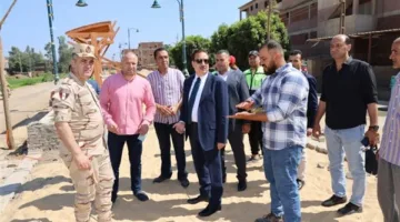 محافظ المنوفية يقوم بجولة تفقدية للمدخل الجديد لشبين الكوم بتكلفة 60 مليون جنيه