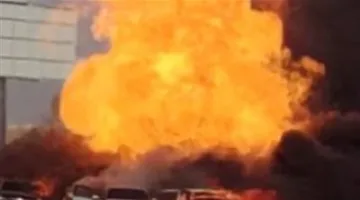 عاجل.. نشوب حريق نتيجة انفجار أنبوب غاز في منطقة البساتين