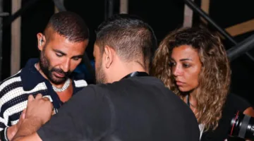 زوجة أحمد سعد تجذب الأنظار في حفله الأخير.. صور