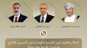 للاطلاع على مستجدات المنطقة.. مكالمتان هاتفيتان لوزير الخارجية مع نظيريه العماني والتركي