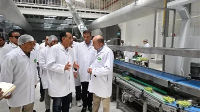 رئيس الوزراء يقوم بزيارة شركة مافا الزراعية المغربية رئيس الوزراء يقوم بزيارة شركة مافا الزراعية المغربية