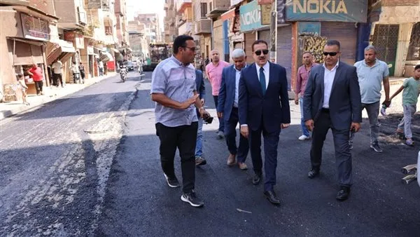 محافظ المنوفية يقوم بجولة لتفقد أعمال الرصف والتطوير في شارع السلطان حسين بحي غرب. محافظ المنوفية يقوم بجولة لتفقد أعمال الرصف والتطوير في شارع السلطان حسين بحي غرب.