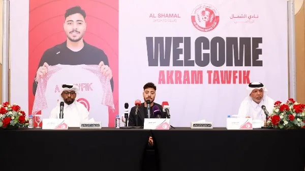 أكرم توفيق: انضمامي للنادي الشمالي يعود لمشروعه الطموح أكرم توفيق: انضمامي للنادي الشمالي يعود لمشروعه الطموح
