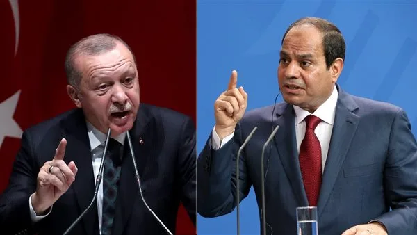 الرئيس السيسي وأردوغان يشيران إلى مخاطر انزلاق الشرق الأوسط نحو فوضى شاملة الرئيس السيسي وأردوغان يشيران إلى مخاطر انزلاق الشرق الأوسط نحو فوضى شاملة