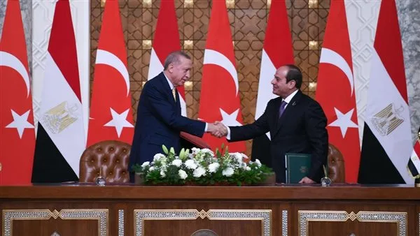 السيسي وأردوغان يؤكدان على ضرورة إنهاء العمليات العسكرية بسرعة والعودة إلى الحوار بين الولايات المتحدة وإيران. السيسي وأردوغان يؤكدان على ضرورة إنهاء العمليات العسكرية بسرعة والعودة إلى الحوار بين الولايات المتحدة وإيران.