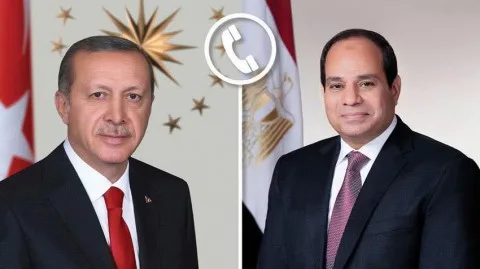 أردوغان يتواصل مع السيسي لبحث التطورات الإقليمية ويؤكدان على أهمية إنهاء العمليات العسكرية فوراً والعودة إلى المفاوضات بين الولايات المتحدة وإيران. أردوغان يتواصل مع السيسي لبحث التطورات الإقليمية ويؤكدان على أهمية إنهاء العمليات العسكرية فوراً والعودة إلى المفاوضات بين الولايات المتحدة وإيران.