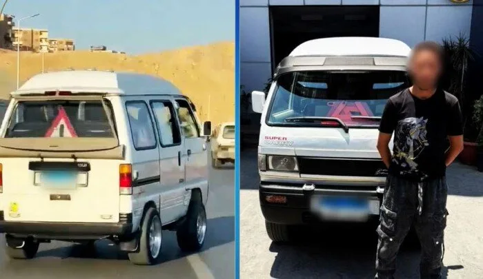 «وزارة الداخلية» توضح تفاصيل سائق سيارة يقود بتهور في المقطم.. فيديو «وزارة الداخلية» توضح تفاصيل سائق سيارة يقود بتهور في المقطم.. فيديو