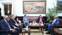 وزير الشباب والرياضة يلتقي بقيادات جامعة الإسكندرية ومؤسسة القلب والشرايين لبحث سبل التعاون