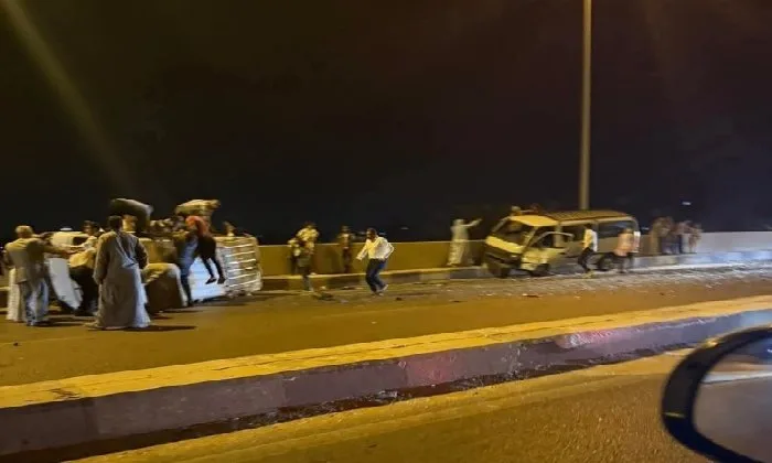 بالأسماء: وقوع حادث تصادم بين سيارتين في البحيرة يُسفر عن إصابة 10 أشخاص بالأسماء: وقوع حادث تصادم بين سيارتين في البحيرة يُسفر عن إصابة 10 أشخاص