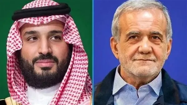 تفاصيل… مكالمة هاتفية بين الرئيس الإيراني وولي العهد السعودي تفاصيل… مكالمة هاتفية بين الرئيس الإيراني وولي العهد السعودي
