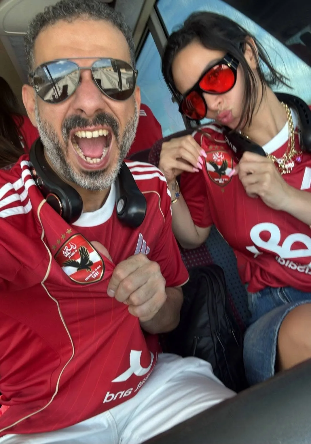 محمد فراج وبسنت شوقي في الولايات المتحدة لدعم الأهلي في كأس العالم للأندية .. تابعوا! محمد فراج وبسنت شوقي في الولايات المتحدة لدعم الأهلي في كأس العالم للأندية .. تابعوا!