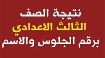 رابط نتائج الشهادة الإعدادية 2025 للفصل الدراسي الثاني في الإسكندرية.. كيفية الاستعلام باستخدام رقم الجلوس