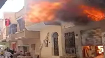شخص يقفز من منزله هربًا من النيران بعد اندلاع حريق في شقة بعين شمس