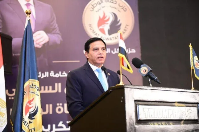 حماة الوطن: لدينا قاعدة شعبية قوية ستمكننا من الفوز بعدد كبير من مقاعد الشيوخ في الانتخابات القادمة. حماة الوطن: لدينا قاعدة شعبية قوية ستمكننا من الفوز بعدد كبير من مقاعد الشيوخ في الانتخابات القادمة.