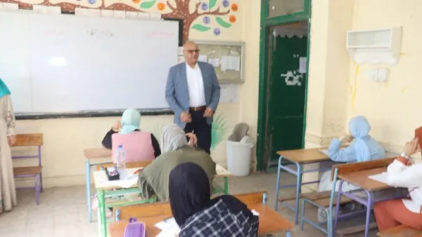 محافظ القليوبية يزور لجان امتحانات الثانوية العامة ويشدد على أهمية راحة الطلاب محافظ القليوبية يزور لجان امتحانات الثانوية العامة ويشدد على أهمية راحة الطلاب