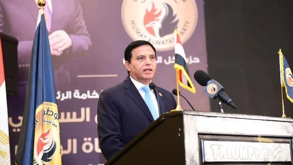 الأمين العام لحركة حماة الوطن: نملك قاعدة شعبية قوية لتحقيق نسبة مرتفعة من مقاعد الشيوخ في الانتخابات القادمة. الأمين العام لحركة حماة الوطن: نملك قاعدة شعبية قوية لتحقيق نسبة مرتفعة من مقاعد الشيوخ في الانتخابات القادمة.