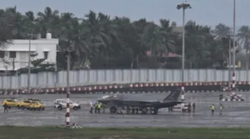 عاجل.. طائرة بريطانية من طراز “F-35B” تهبط بشكل اضطراري في “الهند” بعد إسهامها في العمليات ضد إيران.