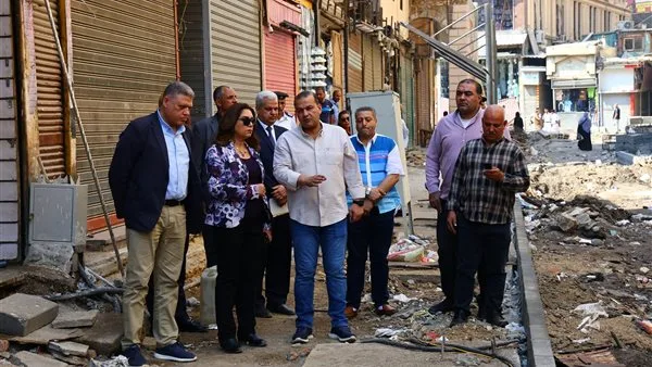 وزيرة التنمية المحلية تتابع progress المرحلة الأولى من تحديث سوق العتبة في حي الموسكي وزيرة التنمية المحلية تتابع progress المرحلة الأولى من تحديث سوق العتبة في حي الموسكي