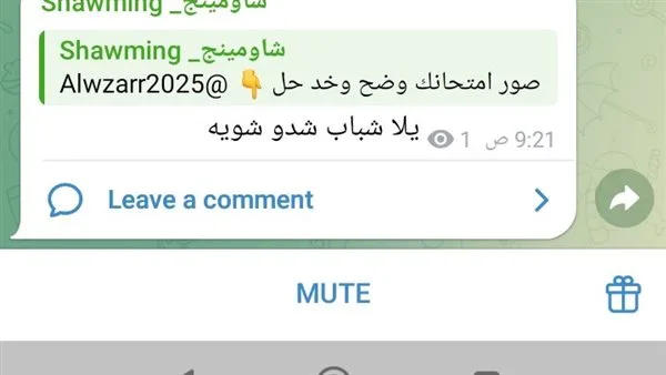 بعد 20 دقيقة… انتشار امتحان التربية الدينية على “شاومينج”
