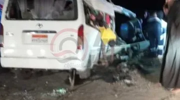 كشف أسماء المشرفين المتضررين من انقلاب الميكروباص في سوهاج