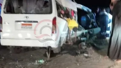 كشف أسماء المشرفين المتضررين من انقلاب الميكروباص في سوهاج