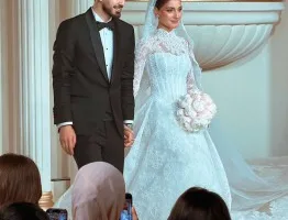 شيرين بيوتي وأسامة مروة يحيون زفافهما في أجواء ساحرة
